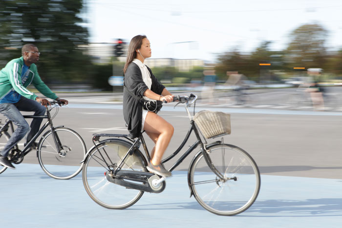 A Bicycle Helmet Debate in Copenhagen.